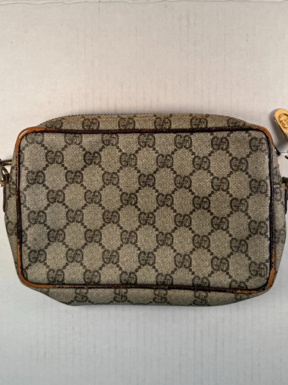 VINTAGE GUCCI SUPEME MONOGRAM CANVAS BAG